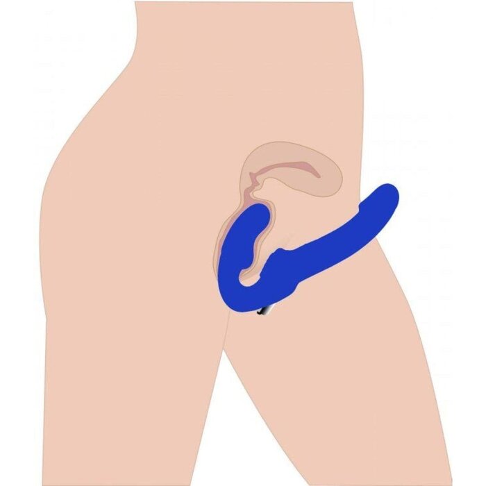 Revolver II Vibrating Strapless Strap On Dildo - strapless design, vibrating