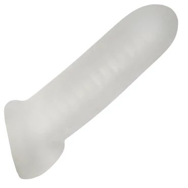 Stallion Ribbed Cock Extension Sleeve With Ball Strap