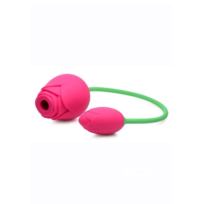 Bloomgasm Rose Duet Vibrating and Sucking Clit Stimulator