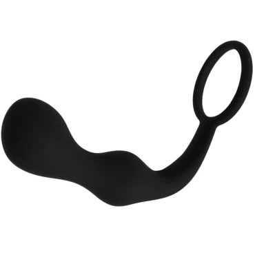 Two Places At Once Cock Ring & Butt Plug - 7.5 Inch