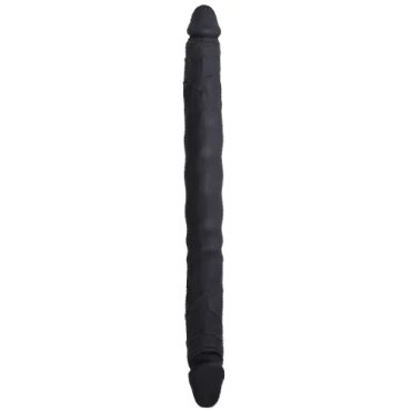 Fantastic Filler Silicone Double Dildo - BLACK