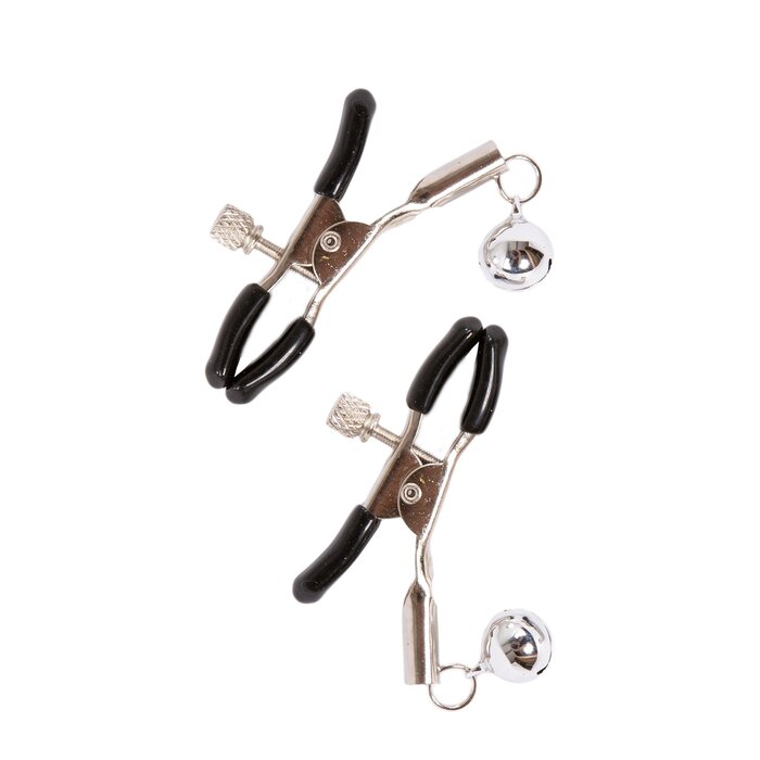 Bejeweled Nipple Clamps Silver