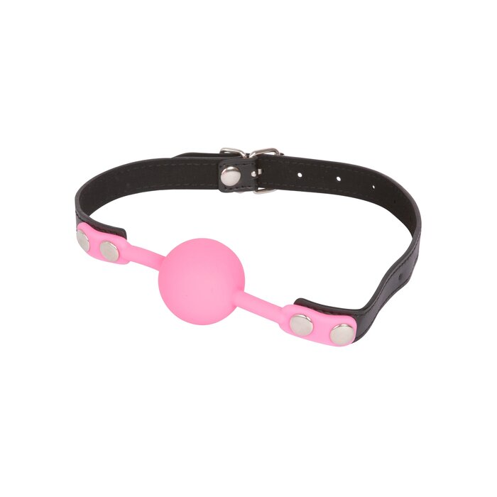 Pink Silicone Ball Gag