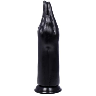 The Confessional Monster Dual Hand Black Dildo - 12.5 Inch