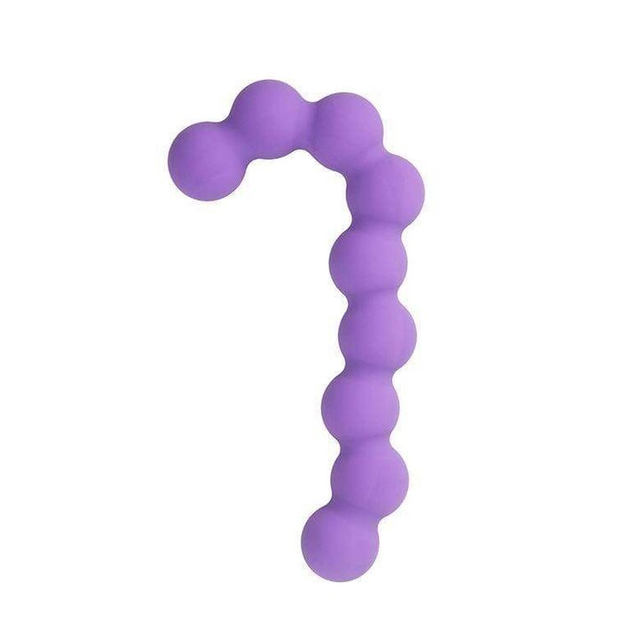 Premium Silicone Anal Butt Beads - Pink, Purple, or Black