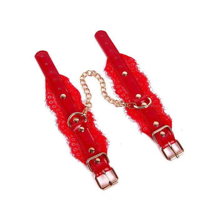 Ann Summers High Gloss PU & Lace Handcuffs