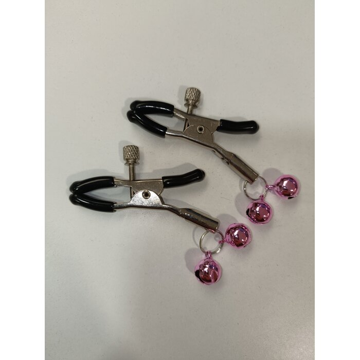 Bejeweled Pink Nipple Clamps