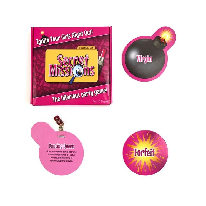 Secret Missions Girlie Nights Party Game