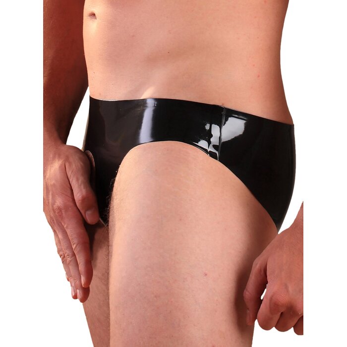 Latex Rubber Hole Pants