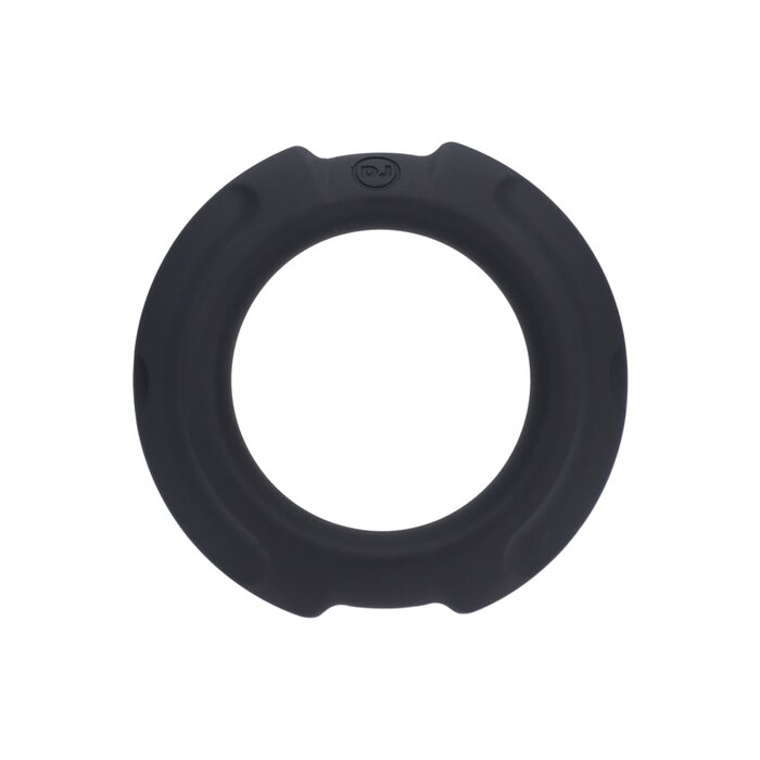 OptiMALE™ FlexiSteel Silicone, Metal Core Cock Ring - 43mm - Black