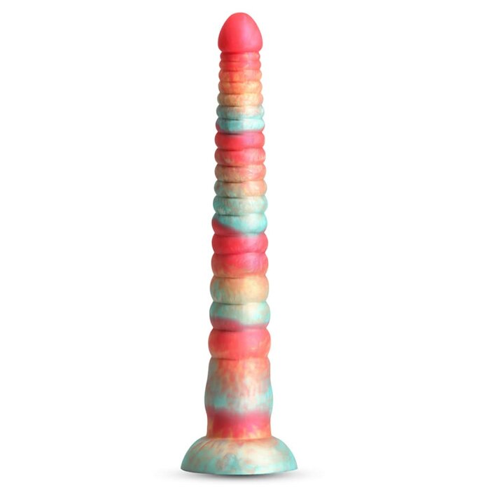 Colours - Stacked - 12" Dildo - Red/Gold