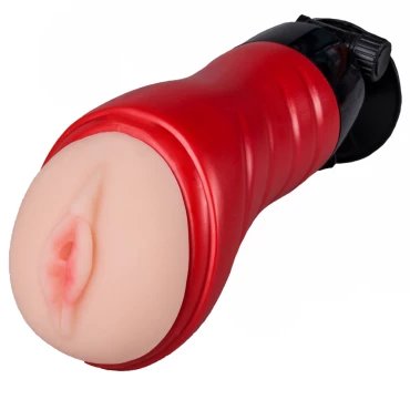 Rev It High Vibrating Masturbator with Suction Cup Mount