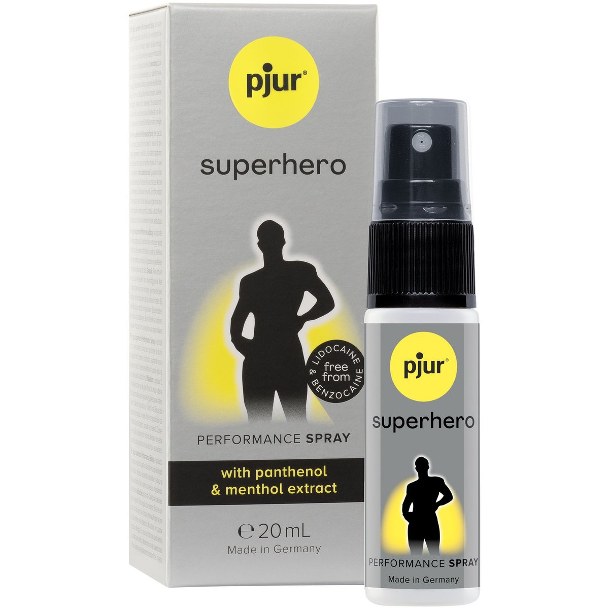 pjur Superhero Performance Spray for Men 20 ml - Clear