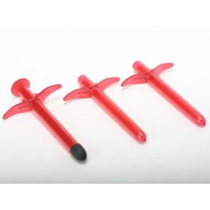 Lube Shooter - 3 Disposable Lube Shooters - Red