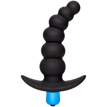 Beaded Anchor 10-Speed Vibrating Anal Massager & Stimulator - 6 Inch