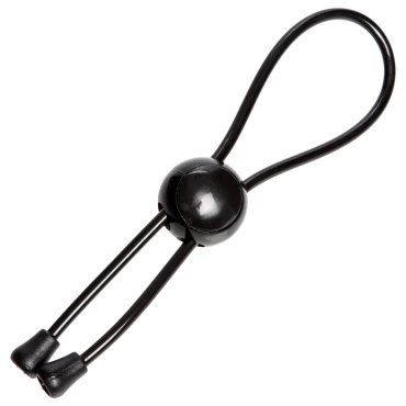 Stud-Man Black Adjustable Cock Ring