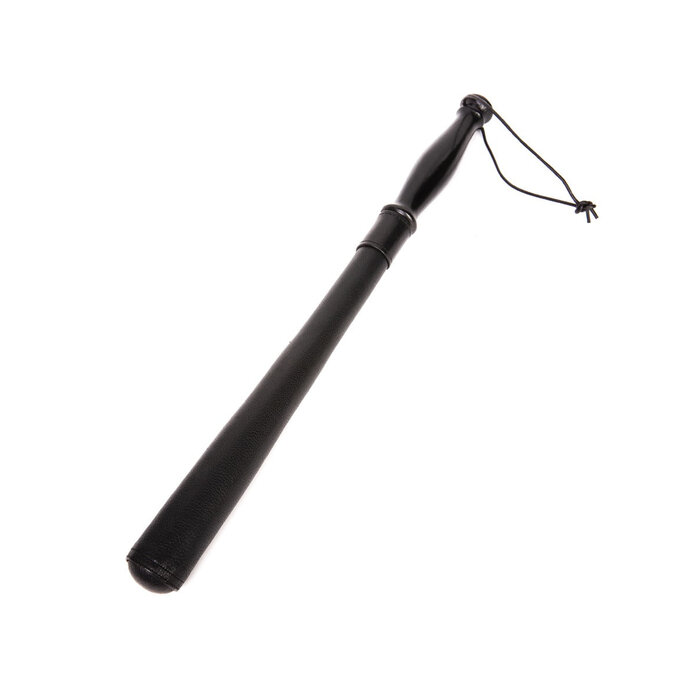 Black Leather Wrapped Baton