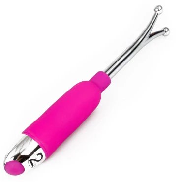 Stichin' Mine Metal Dual Nipple and Clitoral Vibrator