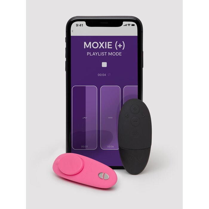 We-Vibe X Lovehoney Moxie + App and Remote Controlled Wearable Clitoral Vibrator - Hot Pink