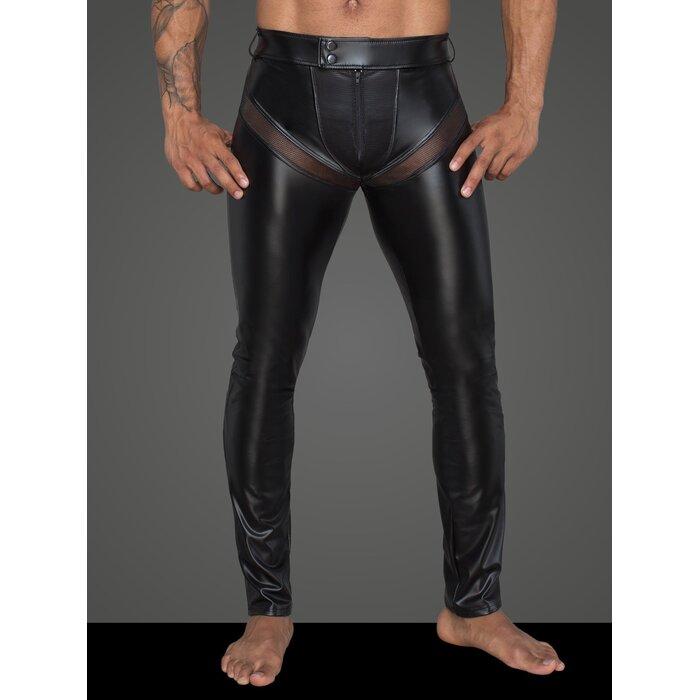 Men's Powerwetlook Long Pants With Net Inserts