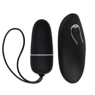 Pleasure Hunt Black Remote Control Love Egg