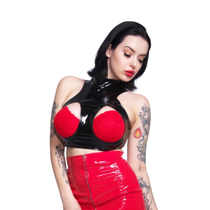 VynX Peekaboob Sleeveless Top
