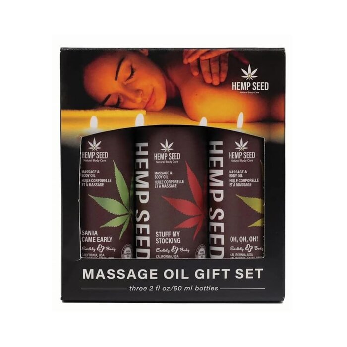 Holiday 2024 Hemp Seed Massage Trio Gift Set