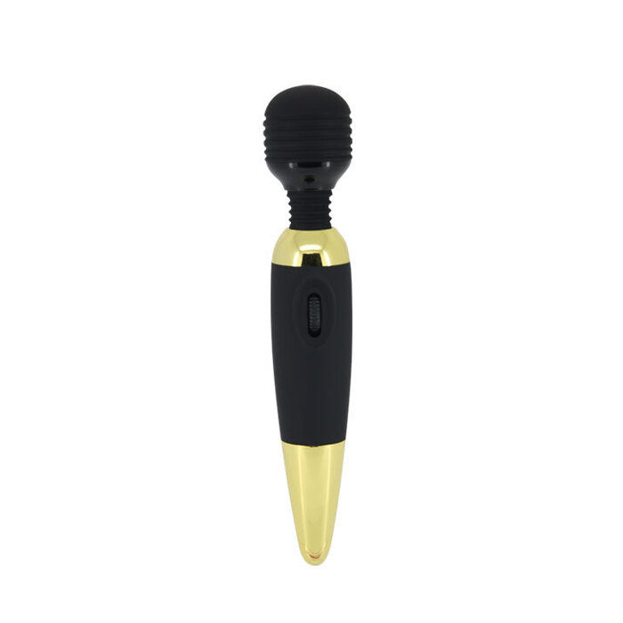 Power Wand Vibrator - Black-Gold