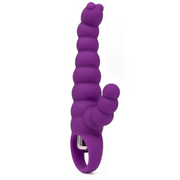 Ribbed Bliss Silicone G-Spot Rabbit Vibrator