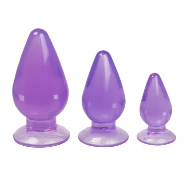 Backdoor Explorer 3 Piece Girth Training Butt Plug Kit