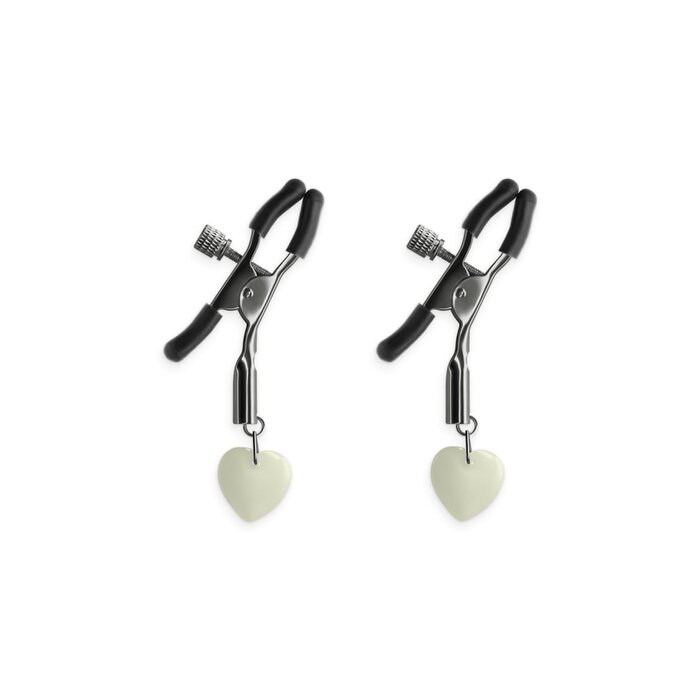 Bound Glow in the Dark Nipple Clamps - G3 - Gunmetal