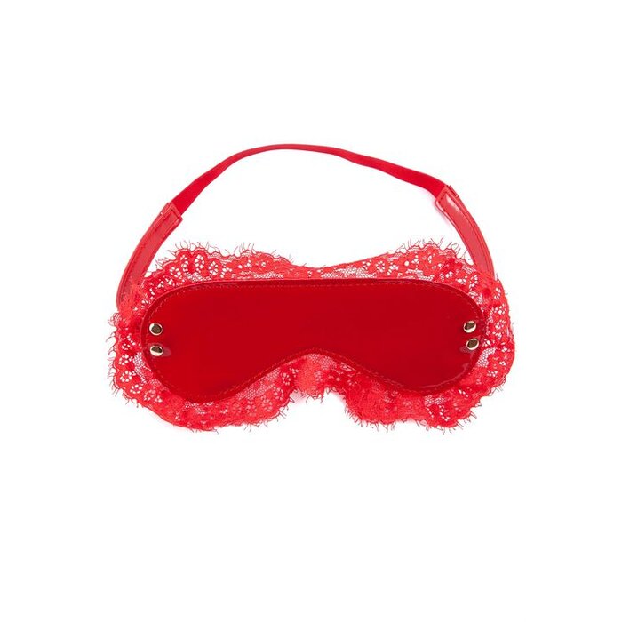 Ann Summers High Gloss PU & Lace Bondage Eyemask