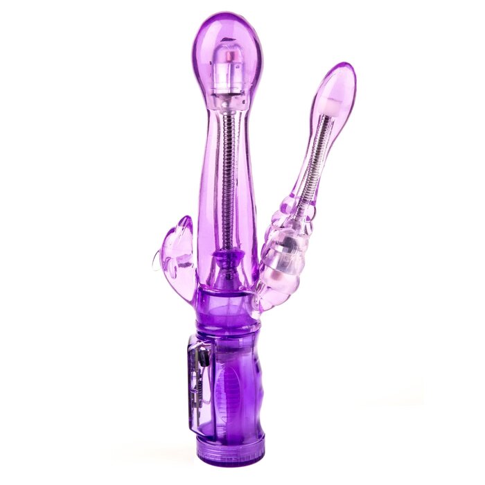 Double Fun Intimate Tease Purple Vibrator