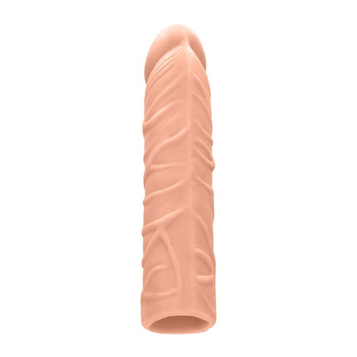 RealRock Penis Sleeve - 7" - Vanilla