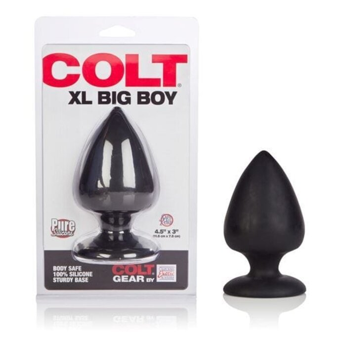 COLT XL Big Boy Silicone Anal Butt Plug: Black