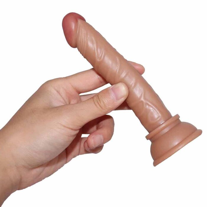 Spanksy 5" Beginners Suction Base Dildo Brown