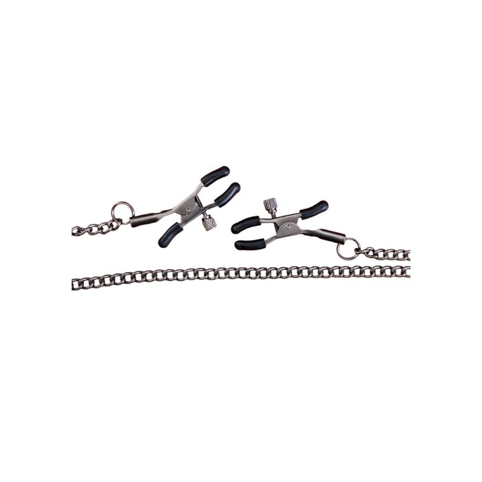 Nip and Tug - Adjustable Nipple Clamps with Chain
