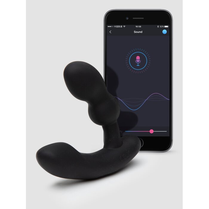 Lovense Edge 2 App Controlled Rechargeable Prostate Massager - Black