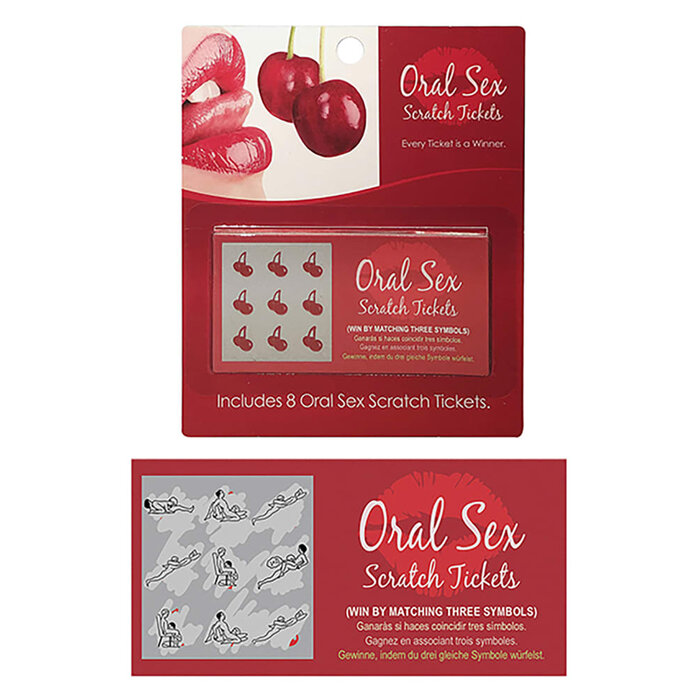 Oral Sex Scratch Tickets - Every Ticket is a Winner