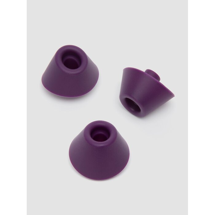 Womanizer X Lovehoney InsideOut Replacement Heads (3 Pack) - Purple
