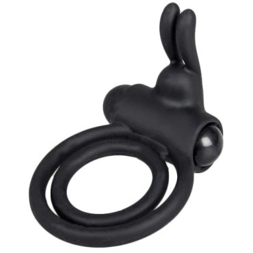 Double Trouble Silicone Vibrating Rabbit Cock Ring