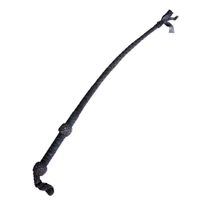 Suede Wrapped Flogger With Tassel End