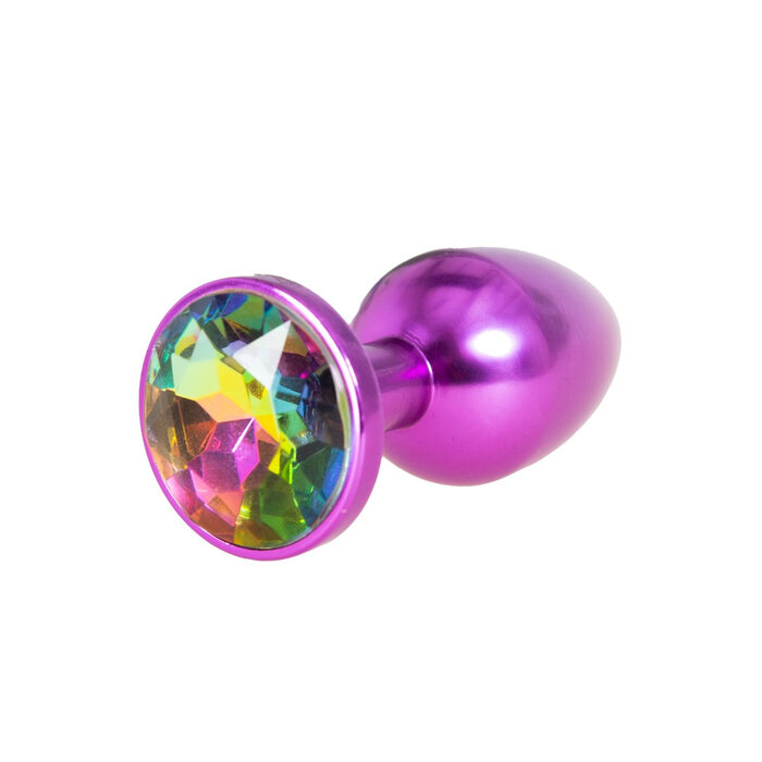 Purple Metal Butt Plug