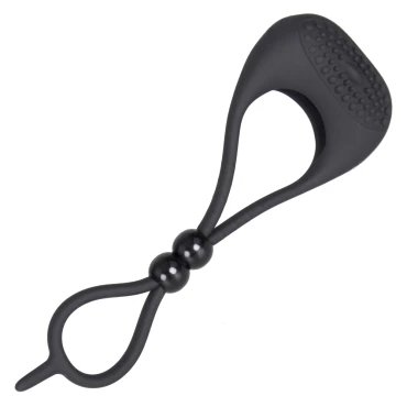 Ringmaster Black Silicone Vibrating Cock Ring