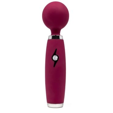 Power Play Burgundy Rechargeable Wand Vibrator