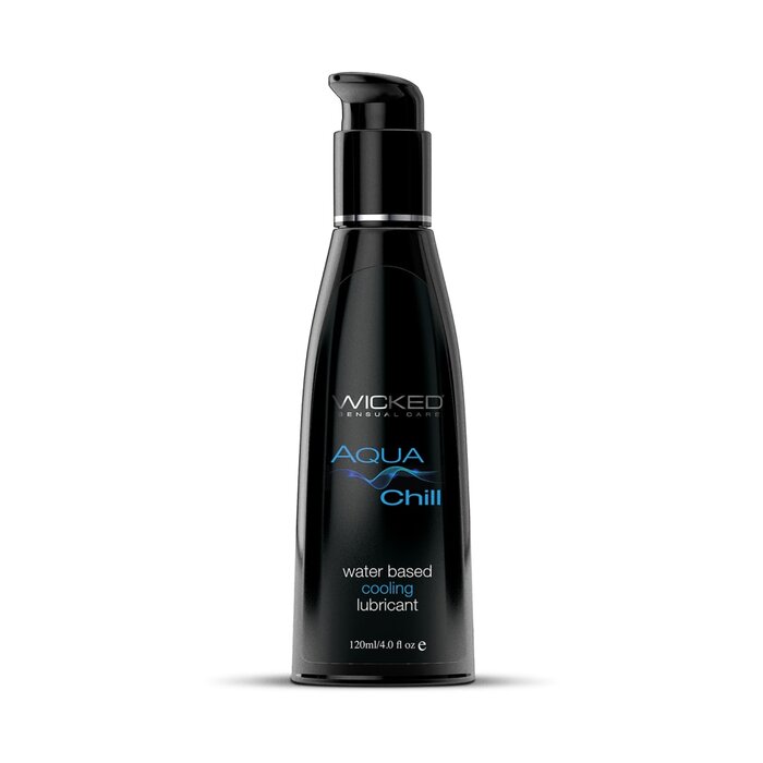 Wicked Sensual Aqua Chill Cooling Lubricant - 4 oz.