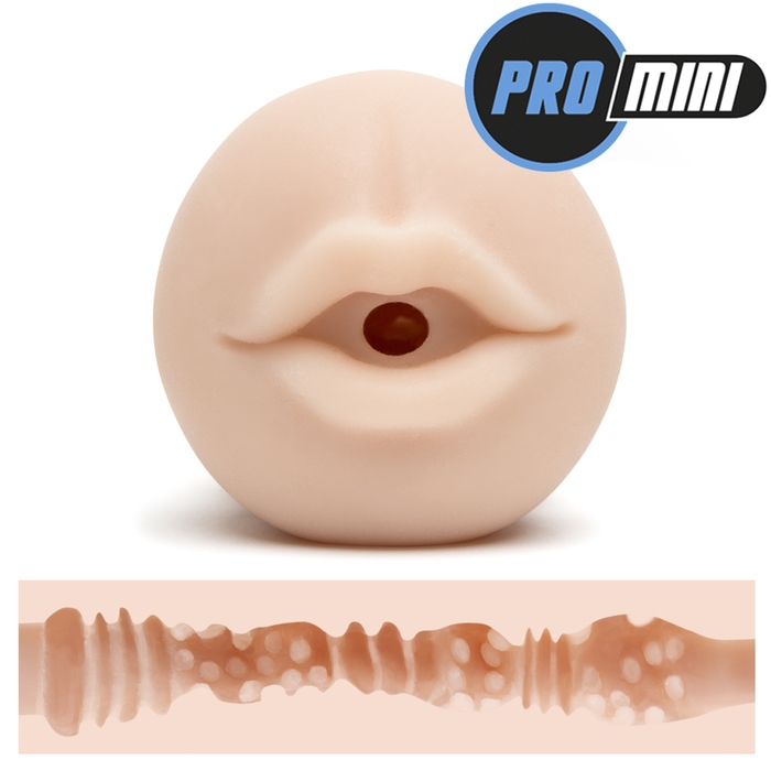 THRUST Pro Mini Ruby Textured Blow Job Mouth 216g