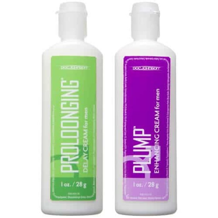 Doc Johnson Prolong and Plump Enhancement Cream Pack