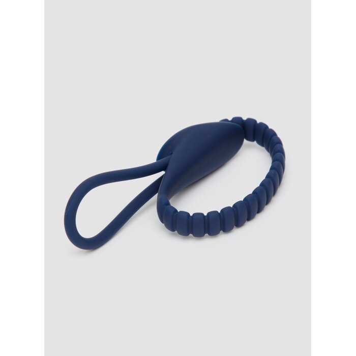 Lovehoney Super Looper Adjustable Silicone Cock Ring - Blue