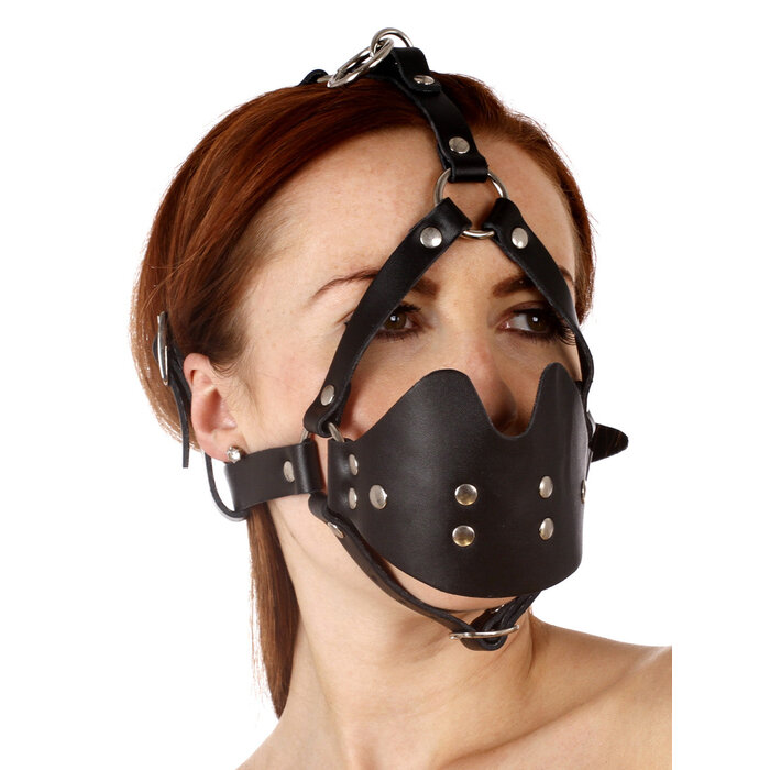 Leather Head Harness Ball Gag